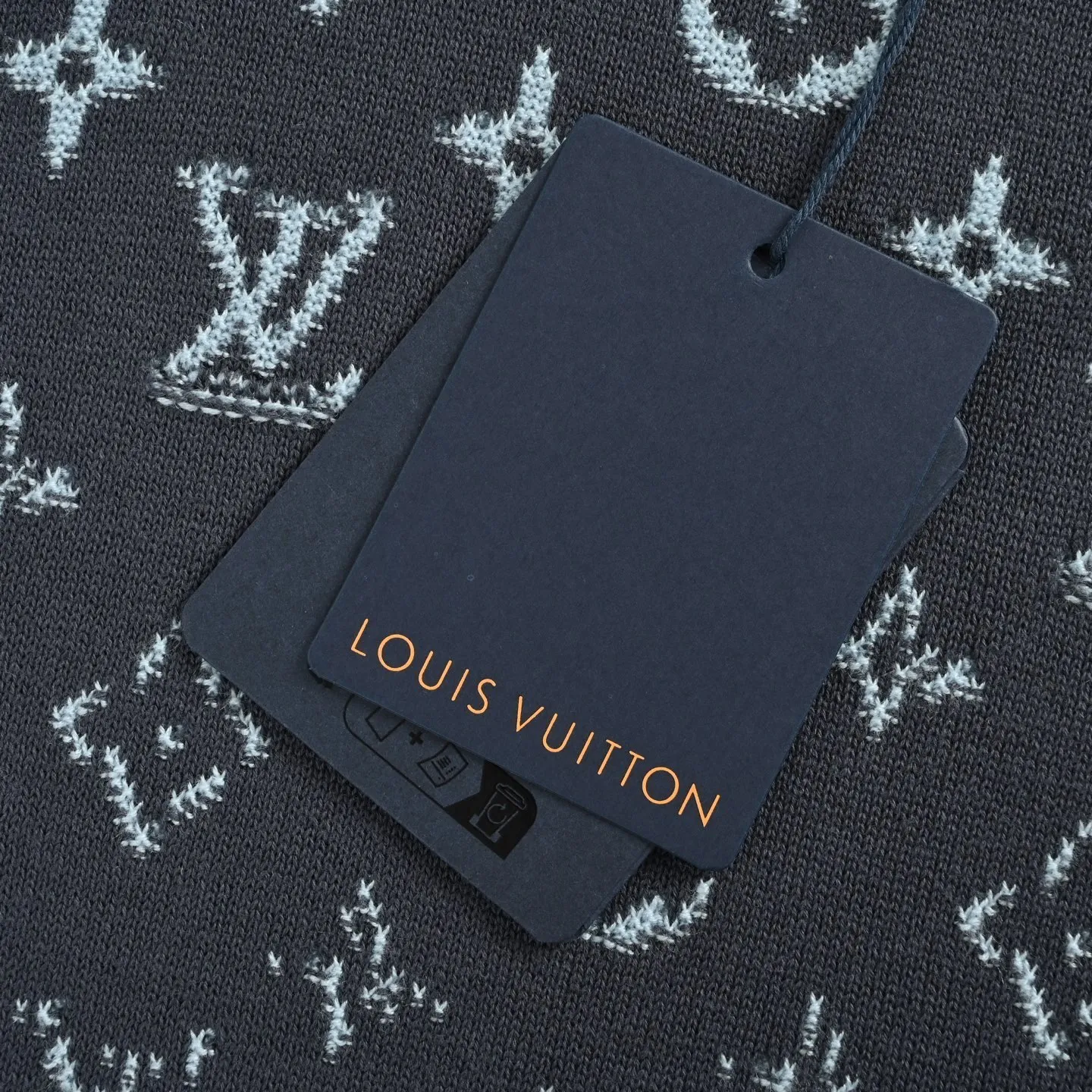 Louis Vuitton/Louis Vuitton gradient old flower jacquard crew neck sweater
